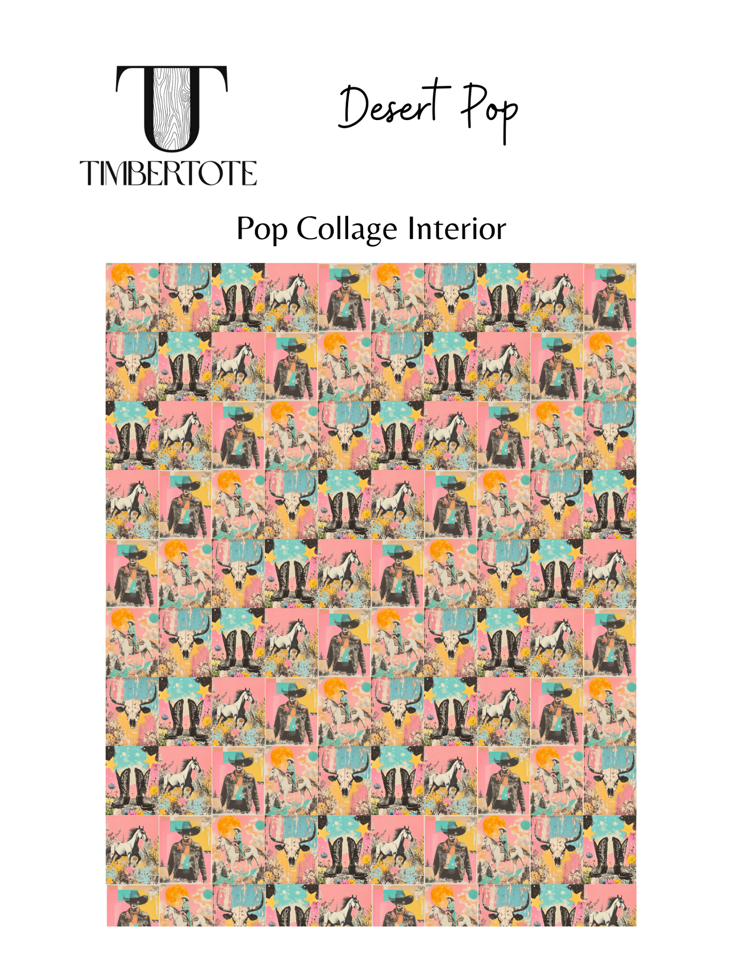 Desert Pop- Pop Collage