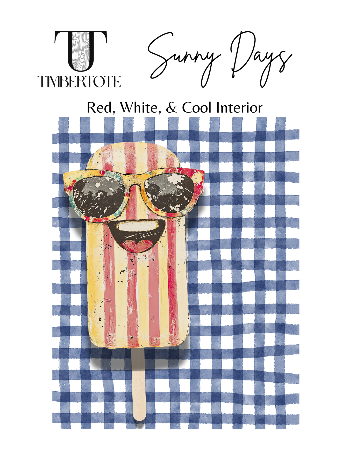 Sunny Days - Red, White and Cool