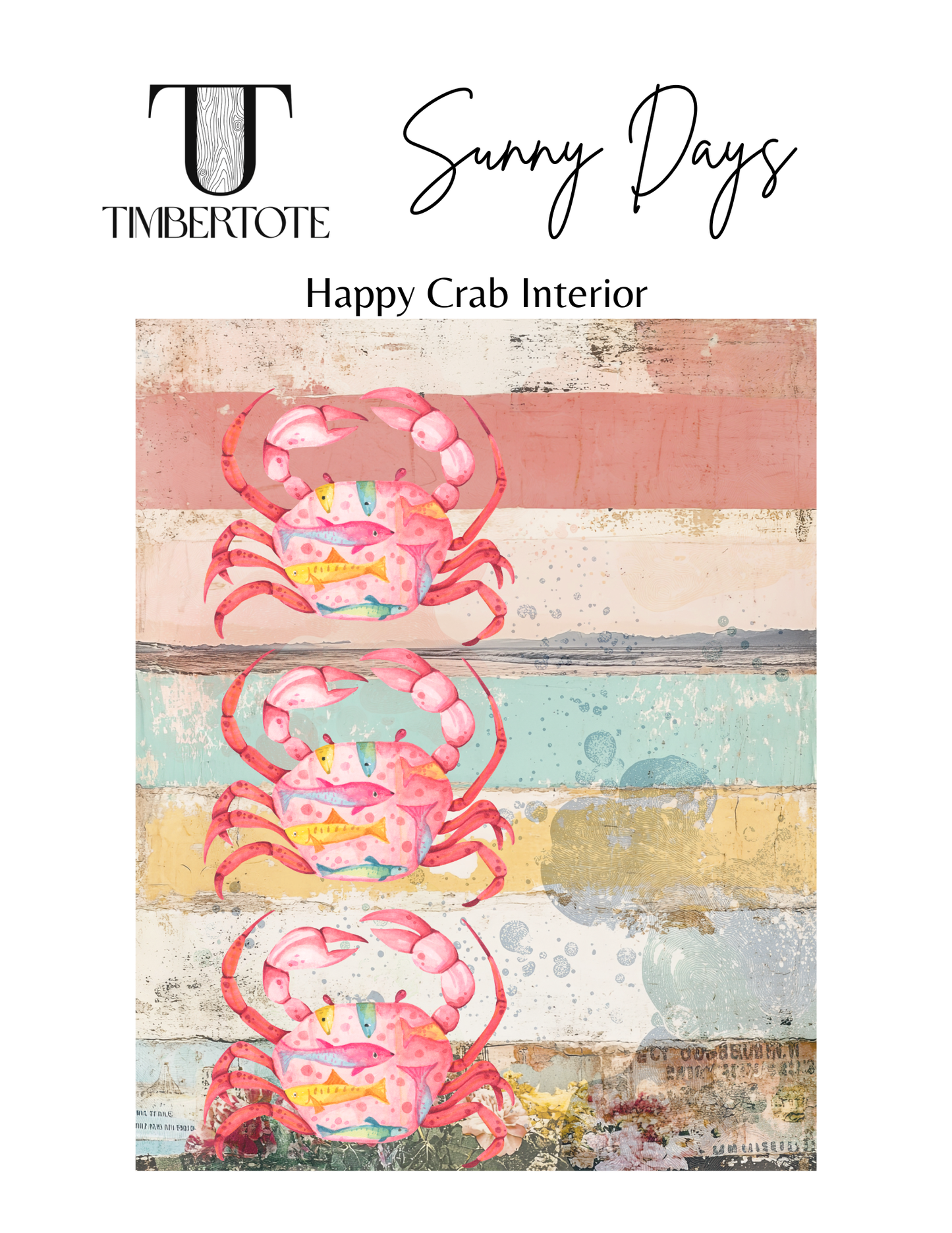 Sunny Days - Happy Crab