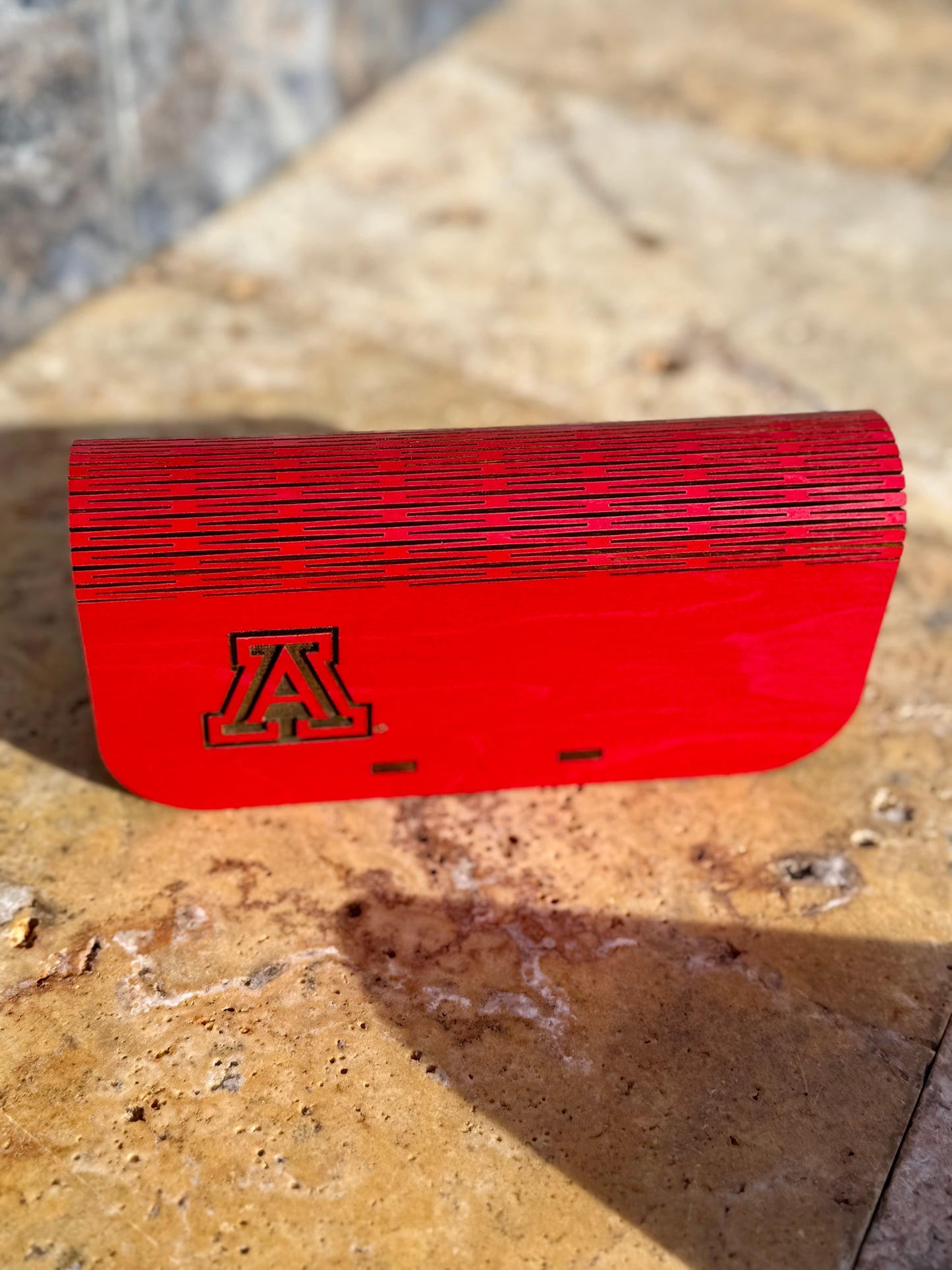 Vintage Cactus Logo Glasses Case